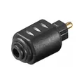 Audio Adapter 3,5mm mini Toslink Kupplung LWL Klinke > Toslink Stecker