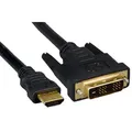 PremiumCord Kabelis HDMI - DVI-D 1m juoda (kphdmd1) (1 m) (kphdmd1)