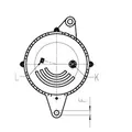 Lichtmaschine Generator Lima HC-Cargo F 032 111 168 14V für OPEL KADETT CC T85