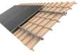 Intellisolaris Montagesystem Tile Roof Mounting System Vertikal für Solar Panels