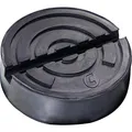 Cartrend Universelle Gummiauflage XL (105 mm) für Wagenheber und Hebebühnen, extrabreit, schwarz