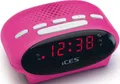 ICES Uhrenradio Ices ICR-210 pink Radios ICR-210 Pink Uhrenradio