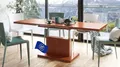 Mazzoni Aston Couchtisch ausziehbar höhenverstellbar 120/200cm in Kirschbaum modern vielseitig Wohnzimmertisch Esstisch Beistelltisch Sofatisch platzsparend hochwertig Wohnzimmer