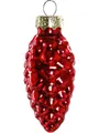 Trend Line Christbaumschmuck TrendLine Weihnachtskugeln Glas-Tannenzapfen 6 cm