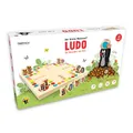 TRÖTSCH - Der kleine Maulwurf Ludo | Holz Brettspiel für Kinder ab 3, 4, 5, 6, 7 Jahren | Klassisches Familienspiel für 2–4 Spieler | Klappbares Spielbrett