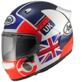 Arai Quantic Nation UK Motorradhelm (Weiß/Blau/Rot) Gr: S (55)