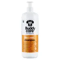 Floh- & Zeckenhundeshampoo von Buddycare - Beseitigt Flöhe, Zecken & Milben - Tiefenreinigungsshampoo für Hunde, Flohshampoo mit Teebaumöl & Eukalyptus für Hunde (1L)