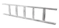 Allzweckkiste Holzleiter Altländer Art 165 cm Neu Shabby weiss Dekoleiter Badezimmer (Spar-Set)
