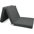 Beautissu Campix Klappmatratze 200x100x10cm Anthrazit