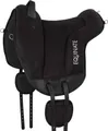 Equinate Reitpad Hamilton aus synthetischem Wildleder Pony Schwarz