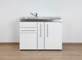 Stengel Miniküche Premiumline MP 120 A mit Kühlschrank, Ausziehschrank und Induktionskochfeld