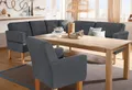 Eckbank HOME AFFAIRE "Fehmarn", grau, B:255cm H:98cm T:210cm