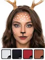 Maskworld Theaterschminke Make-up Set Reh braun - Rentier Schminke Fasching, Karneval Schminkset mit perfekt abgestimmten Komponenten