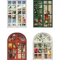 Mini-Adventskalender - Nostalgische Adventsfenster