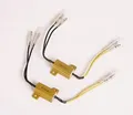 2 Leistungswiderstände 25 W- 6,8 Ohm mit Kabel für LED Blinker