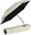 Doppler Taschenschirm zero99 Ultra Sun in Macadamia Beige Black UV | Leichter kleiner Regenschirm | Mini-Regenschirm | UV-Schutz