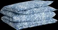 GANT Porcelain Paisley Satin-Bettdeckenbezug einzeln Farbe Lake Blue Größe 155x220