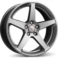 Alufelgen MOMO WHEELS FIVE 18" 8J 5x100 ET 42 72.3 TITAN SILVER OPACO