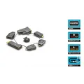 PureLink IQ-AR210 4K Adapter-Ring Groß - 6 x HDMI auf miniDP/DP/USB-C/HDMI-C/HDM...