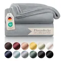 Blumtal Fleecedecke, 270 x 230 cm, grau, Oeko-TEX®-Zertifiziert, Sofadecke, Cocooning – Fleecedecke dick, flauschig, weich und warm – hohe Qualität