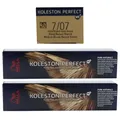 Wella Koleston 2 x 60 ml 7/07 mittelblond natur braun Set