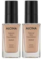 2x Alcina Natural Skin Foundation Medium 35 ml