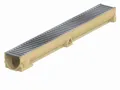 ACO Polymerbetonrinne Standardline inkl. Stegrost 50 cm Regenrinne Bodenrinne