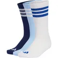 adidas 3 Stripes Crew 3er Pack Socken (Größe 49 , mehrfarbig)