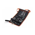 BLACK+DECKER Mechaniker-Set mit Rolltasche, 77-teilig, Werkzeug-Set, A7063-QZ