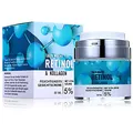 P-Beauty Retinol Creme, für Anti Aging mit 5% Retinol 50ml - Feuchtigkeitscreme, Nachtcreme & Tagescreme mit Hyaluronsäure - Anti Falten Creme, Gesichtspflege mit Kollagen, Aloe Vera & Vitaminen