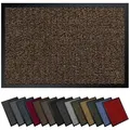 Gentle North Fußmatte für Innen & Außen - Schmutzfangmatte braun|schwarz 60 cm x 90 cm