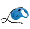 flexi Flexileine FLEXI Rollleine New CLASSIC Gurt - 5m, bis 25kg Farbe: Blau
