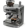 Philips Barista Brew, Espressomaschine, 2,3 l, Kaffeebohnen, Eingebautes Mahlwerk, 1350 W, Grau - Grau