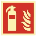 Brandschutzzeichen Din En Iso 7010 L148xb148 Mm Feuerlöscher Kunststoff
