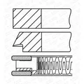 GOETZE ENGINE Kolbenringsatz 0812560700