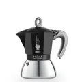 Berliner Kaffeeroesterei DE Bialetti - Moka Induktion schwarz für 4 Tassen 604061
