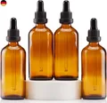 YIZHAO Pipettenflasche 100ml, Apothekerflasche Braunglas mit [Dropper Pipette