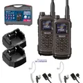 2er Kofferset Albrecht Tectalk Duo, PMR446 + Freenet (1W), schwarz