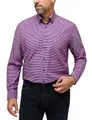 ETERNA Comfort Fit Hemd Langarm Button Down Kragen Karo rot Größe 42