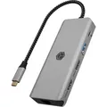ICY BOX IB-DK4012-CPD - Dockingstation - USB-C 3.2 Gen 2 - Grau/Schwarz