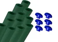 walexo 12 x Trampolin Schaumstoff Schaumstoffabdeckung für 6 Stangensysteme (92 cm, Grün)