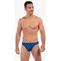 Hom Badehose Swim Micro Briefs Calcio Schwimmhose, Schwimmshorts, Badebekleidung blau M
