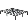 Ml-design Metallbett 160x200 Cm Auf Stahlrahmen Mit Lattenrost, Anthrazit, Metall Bettgestell, Robust, Leichte Montage, Bett Für Schlafzimmer Der Jugendliche Erwachsene, Doppelbett Ehebett Gästebett