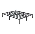ML-DESIGN Metallbett Bettgestell Bettrahmen Stahlrahmen mit Lattenrost Metallbettrahmen, Doppelbett Paris Doppelbettgestell Gästebett Metall leichte Montage