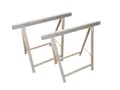 2er Set einfacher standard Holz-Arbeitsbock oder Tapezierbock 2-sprossig - Sägebock - Klappbock - Montagebock - Arbeitsbock - Tapezierbock - Unterstellbock - Stützbock