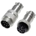 Pollin 453567 Rundsteckverbinder Stecker, Buchse Gesamtpolzahl: 9 1 Set
