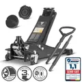 STAHLWERK Wagenheber WHB-73 ST mit 3 t Tragkraft Gummirollen 73-500mm Hubbereich