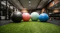 BODYMATE Fitness Ball 65cm blau Gymnastikball inkl. Pumpe Sportgerät Neu