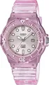 Casio Damen Armbanduhr rosa transparent LRW-200HS-4EVEF