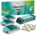 HomeBugProtect Silberfischfalle 9stk giftfreie Monitoring Klebefalle
